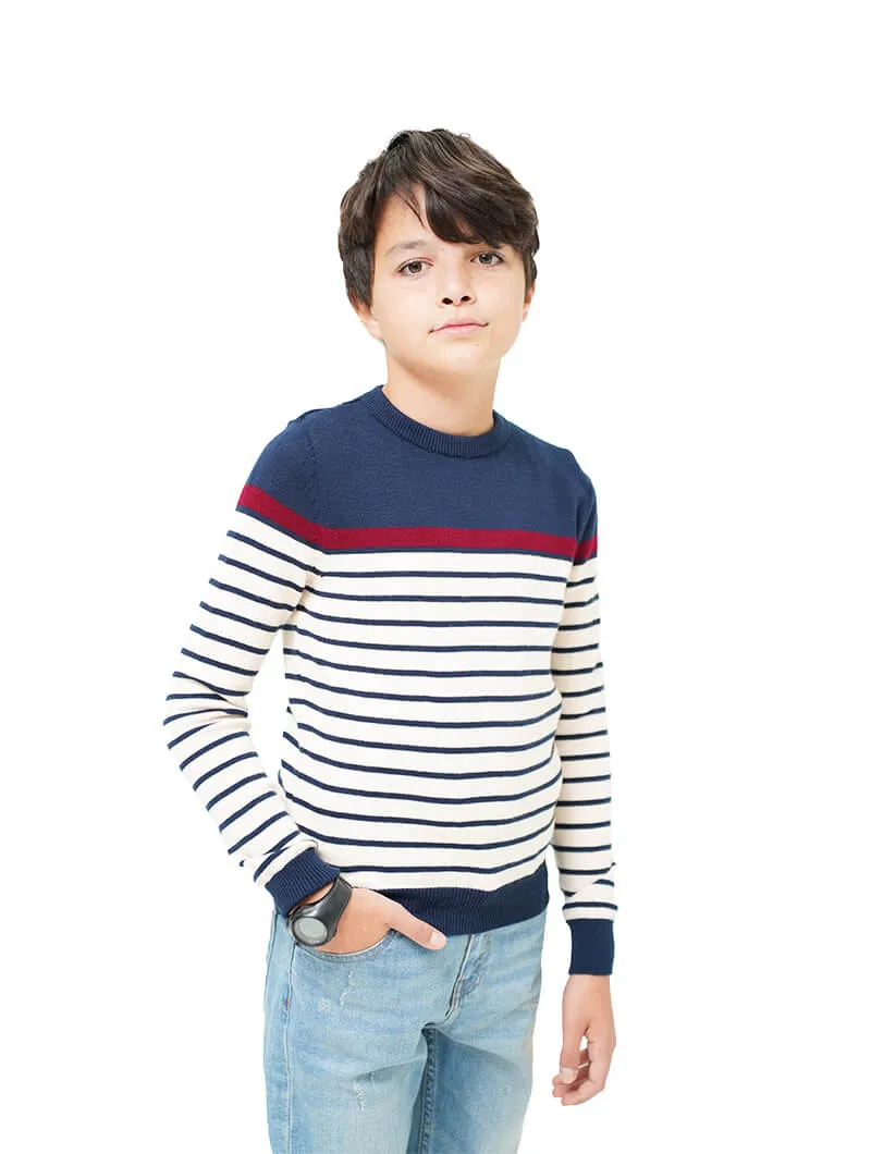 Pull marin garçon